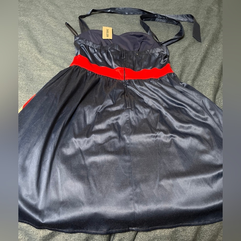 Her Universe Hot Topic Limited Edition Marvel Captain America Halter Dress - Picture 6 of 6